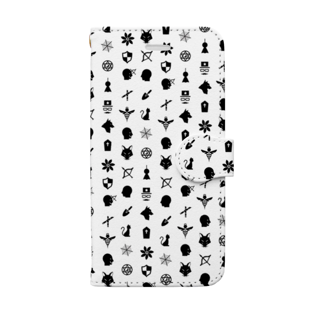 ニワ@人狼の庭のカードロゴ Book-Style Smartphone Case