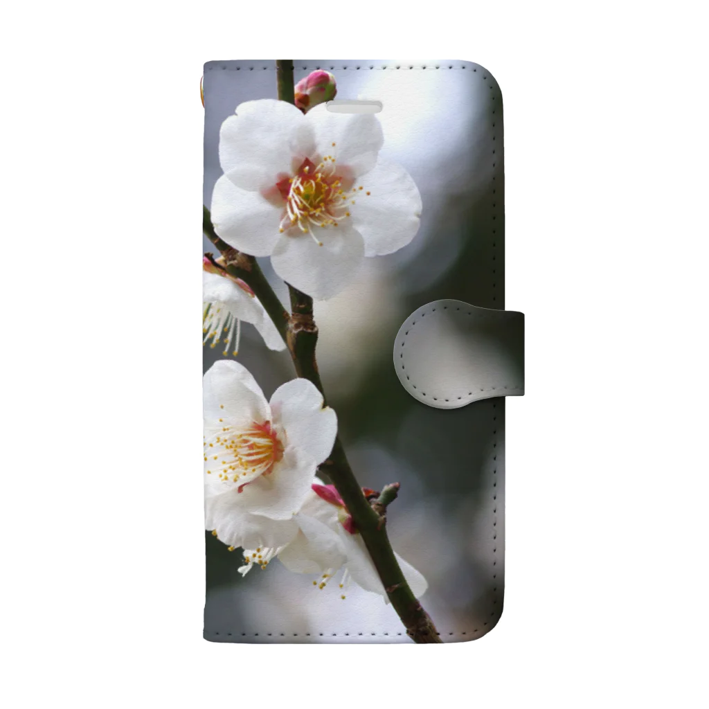 スマホケース 琥珀堂の桜 Book-Style Smartphone Case