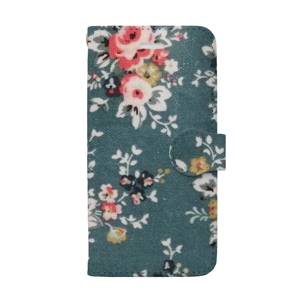 citrus-flowerのエレガント·フラワー Book-Style Smartphone Case