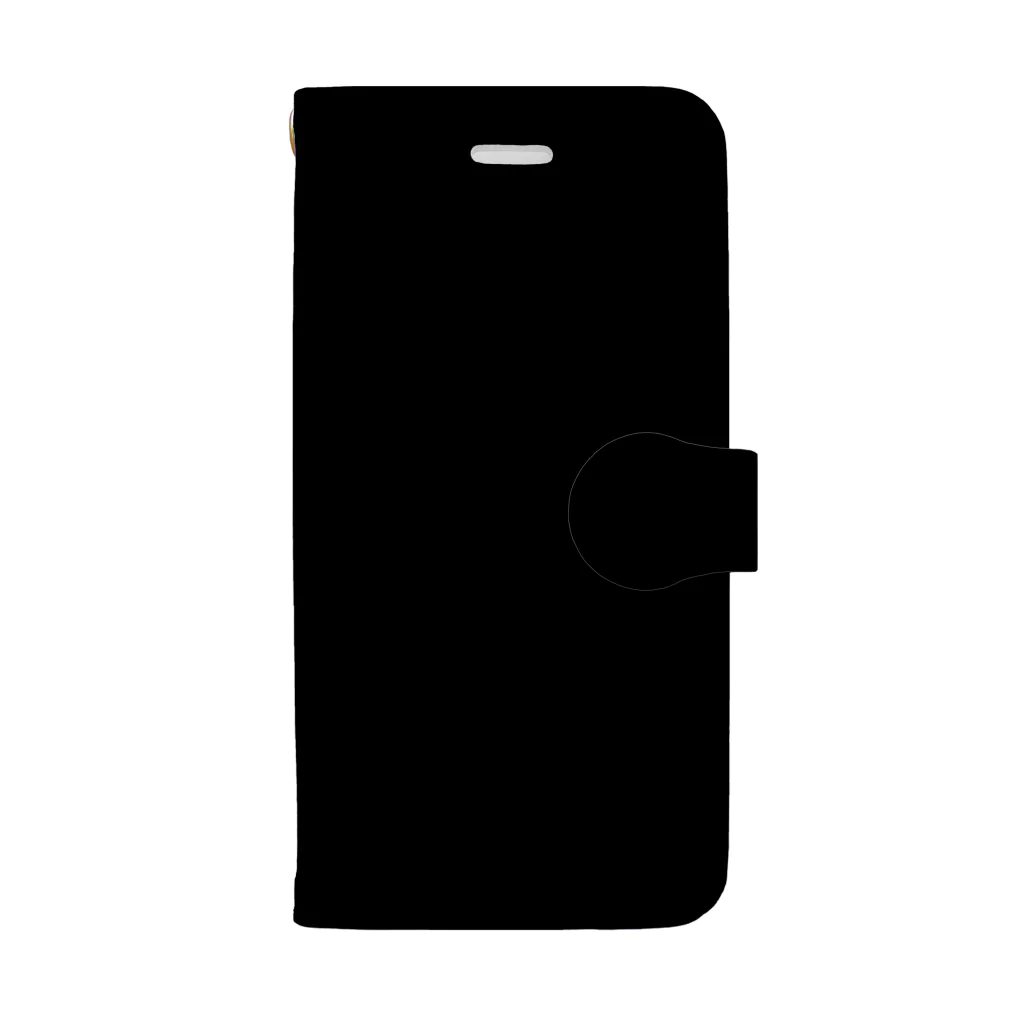 HElll - ヘル - の左手で描いたウサギA 黒ver. Book-Style Smartphone Case