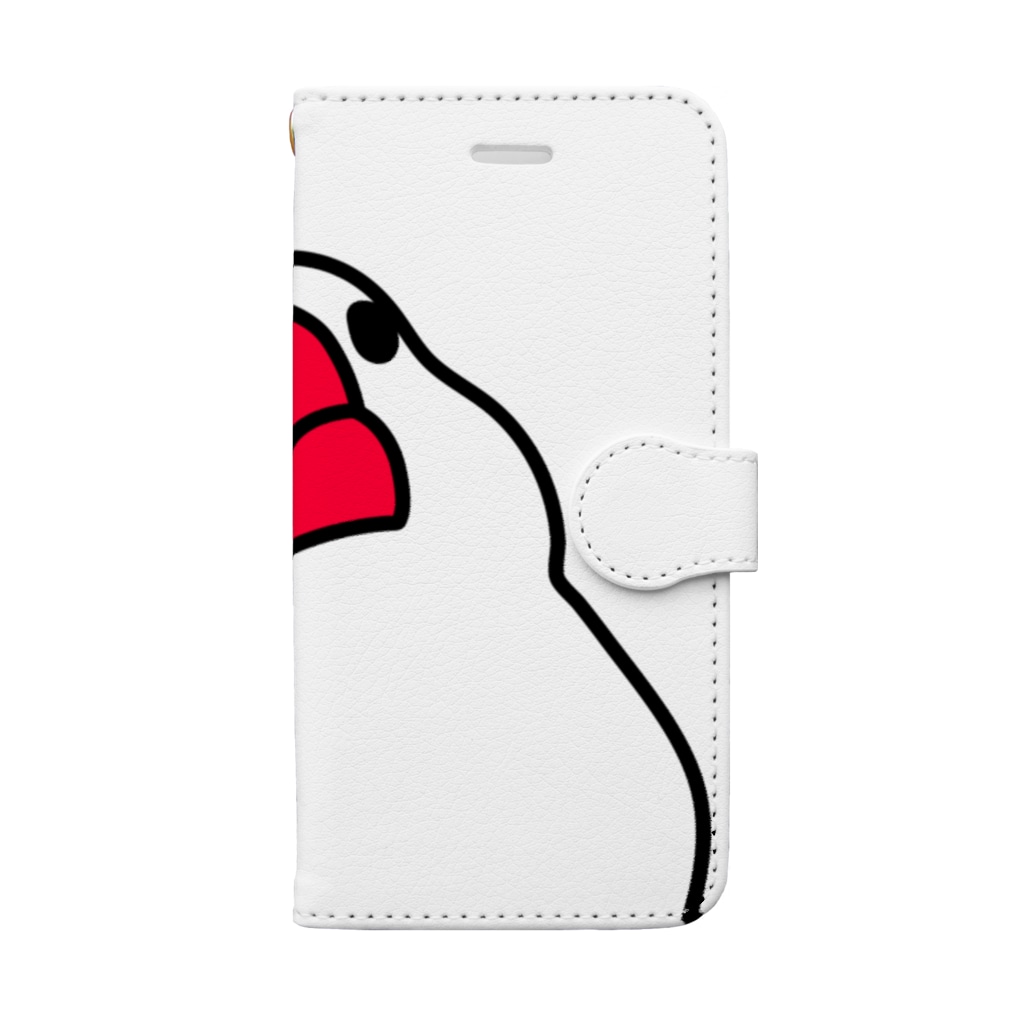 文鳥'sのiPhone7/8 文鳥スマホケース  Book-Style Smartphone Case