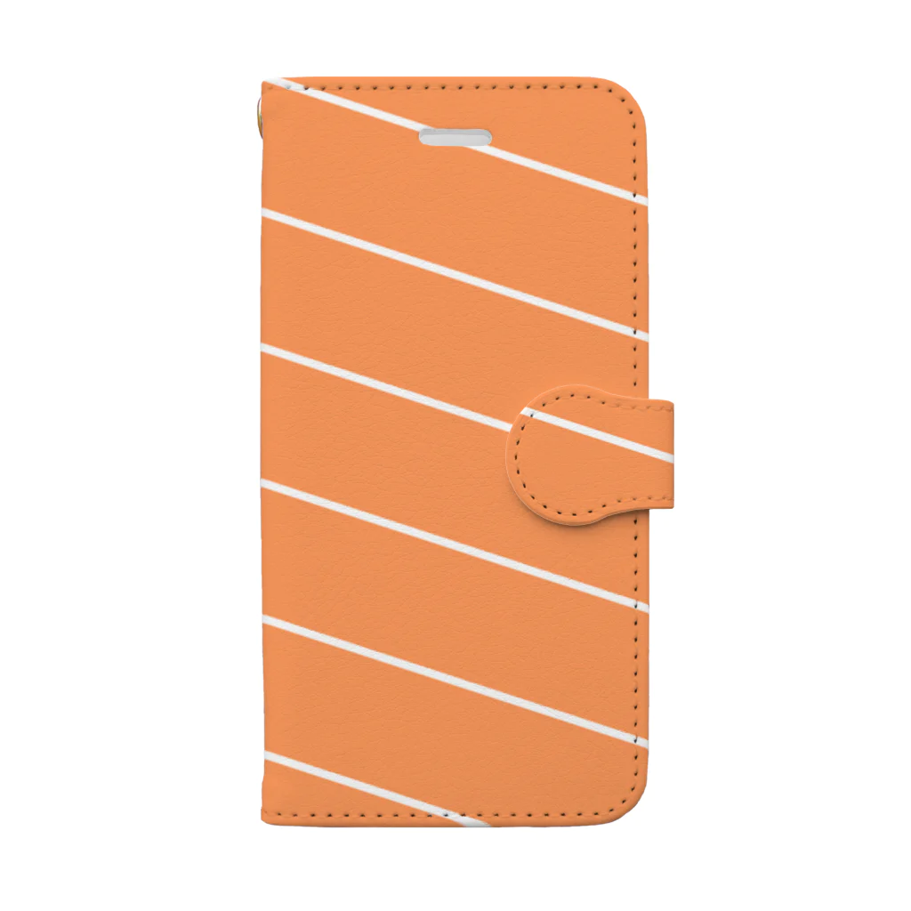 ペンギン寿司のSALMON 手帳型スマホケース