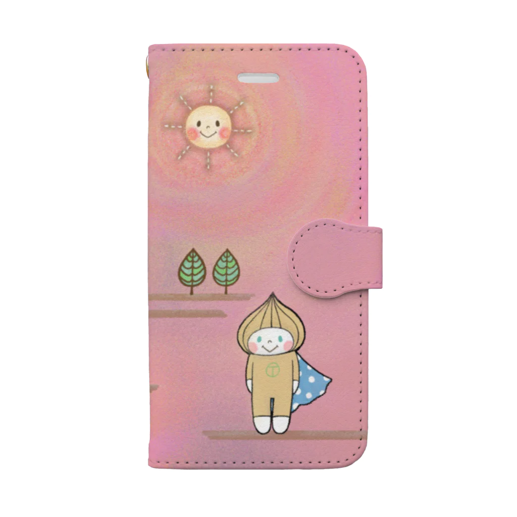 Hoshira Shiho 📎のEarly morning （手帳型スマホケース） Book-Style Smartphone Case