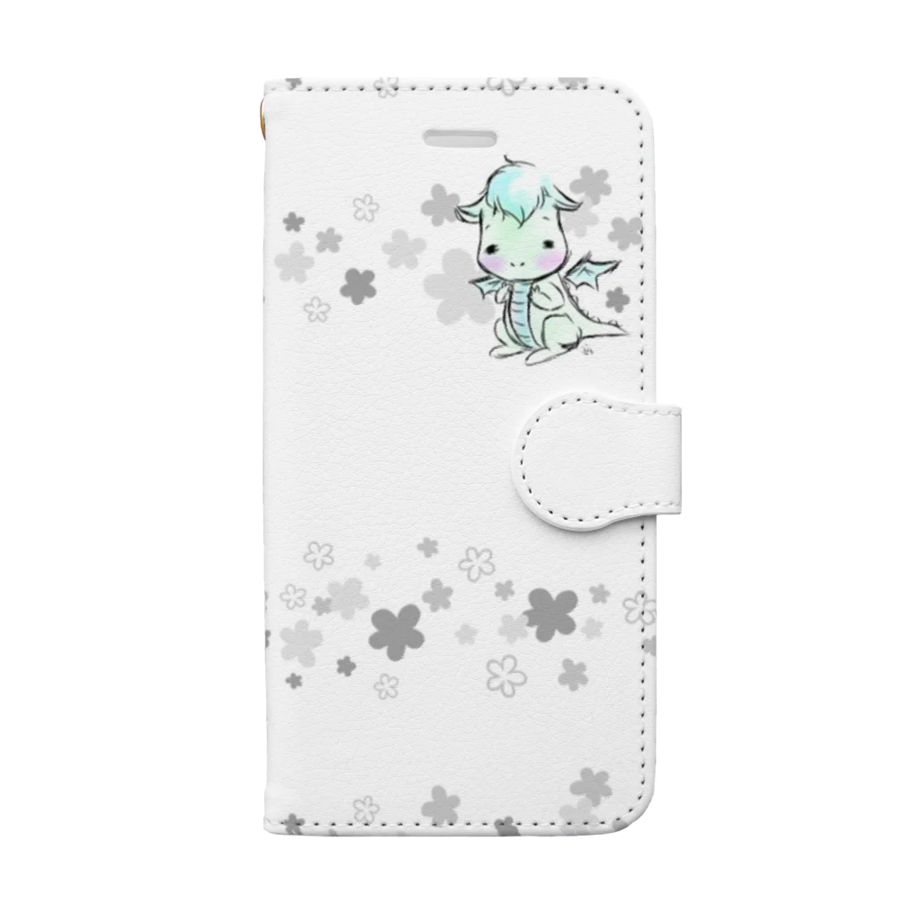 ⋆*⋆ஜ​* ćӈїї⋆ฺ ​ஜ ​｡*のどらごん君 Book-Style Smartphone Case