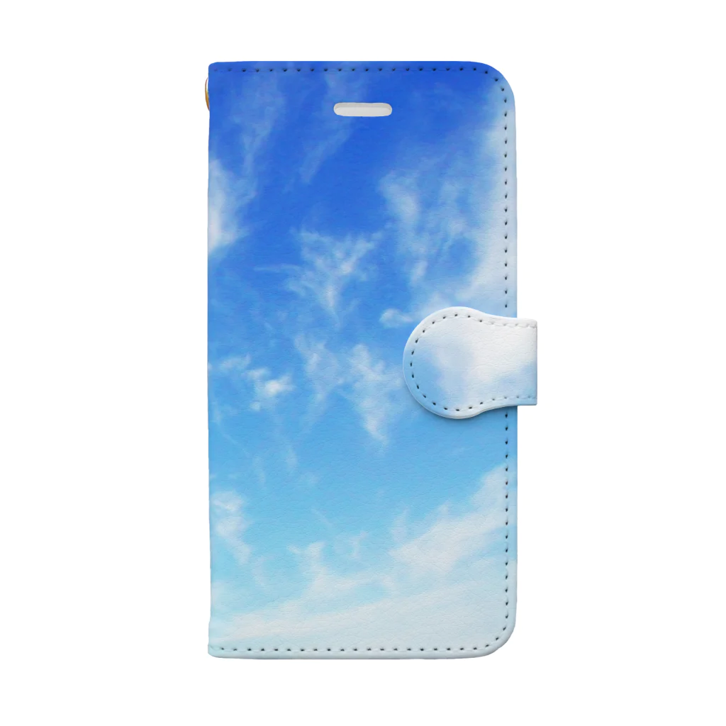 雁花工房（寄付アイテム販売中です）の青空 Book-Style Smartphone Case