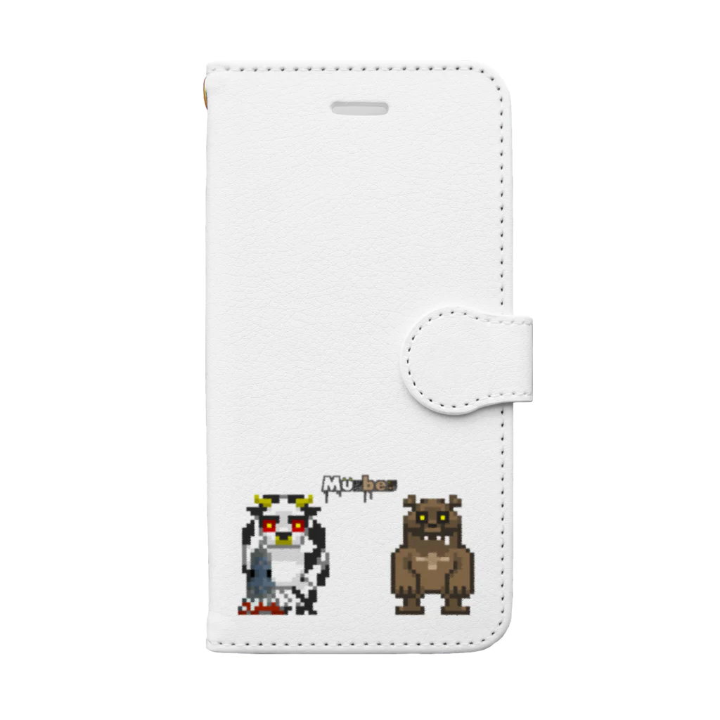 きっきゃわーのMowBear 手帳型スマホケース