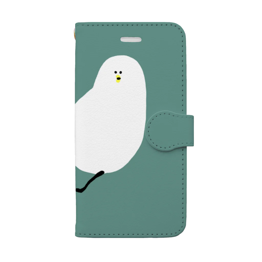 ろろのすのフワフワロロみどり Book-Style Smartphone Case