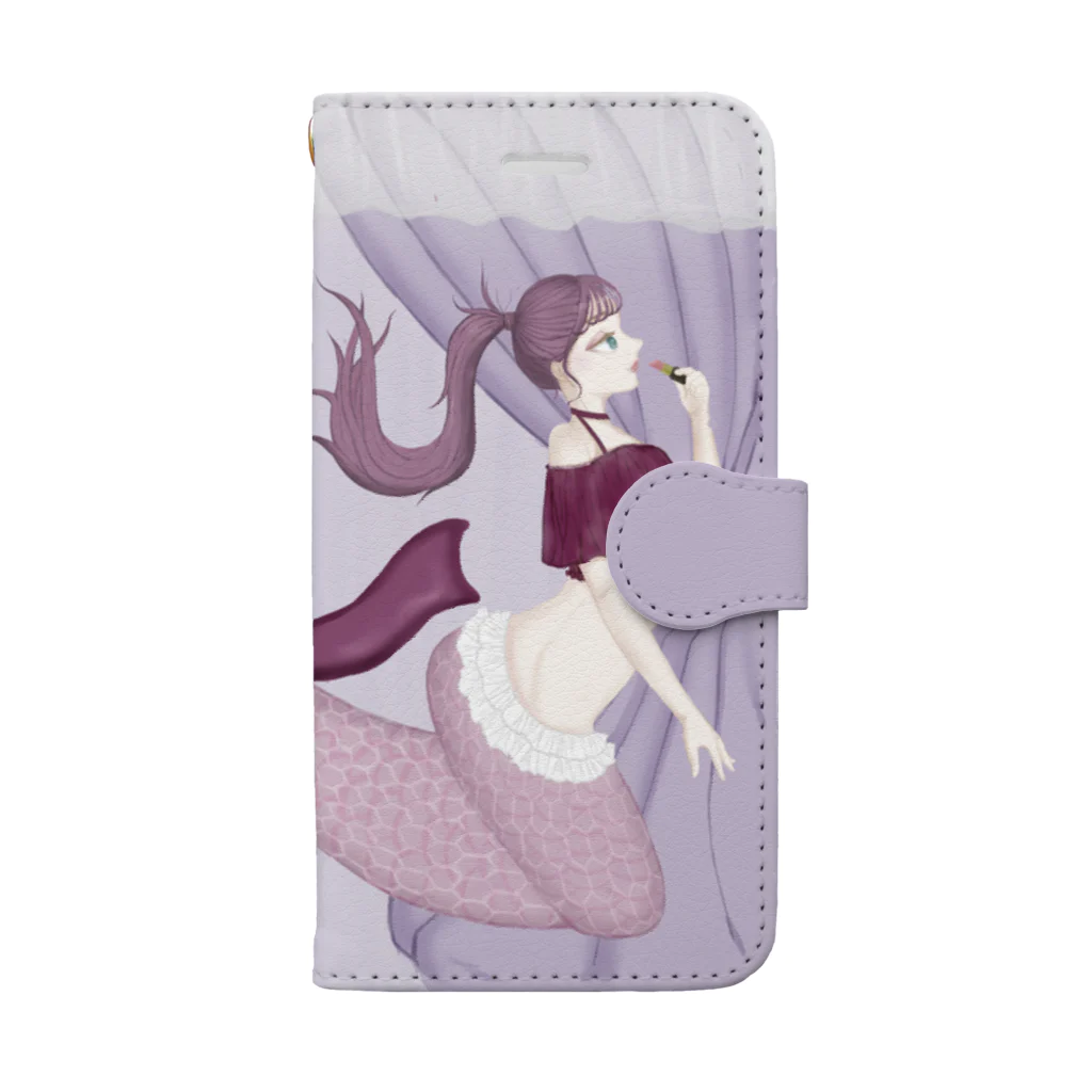 Fukino-Ibukiの人魚の身支度 Book-Style Smartphone Case