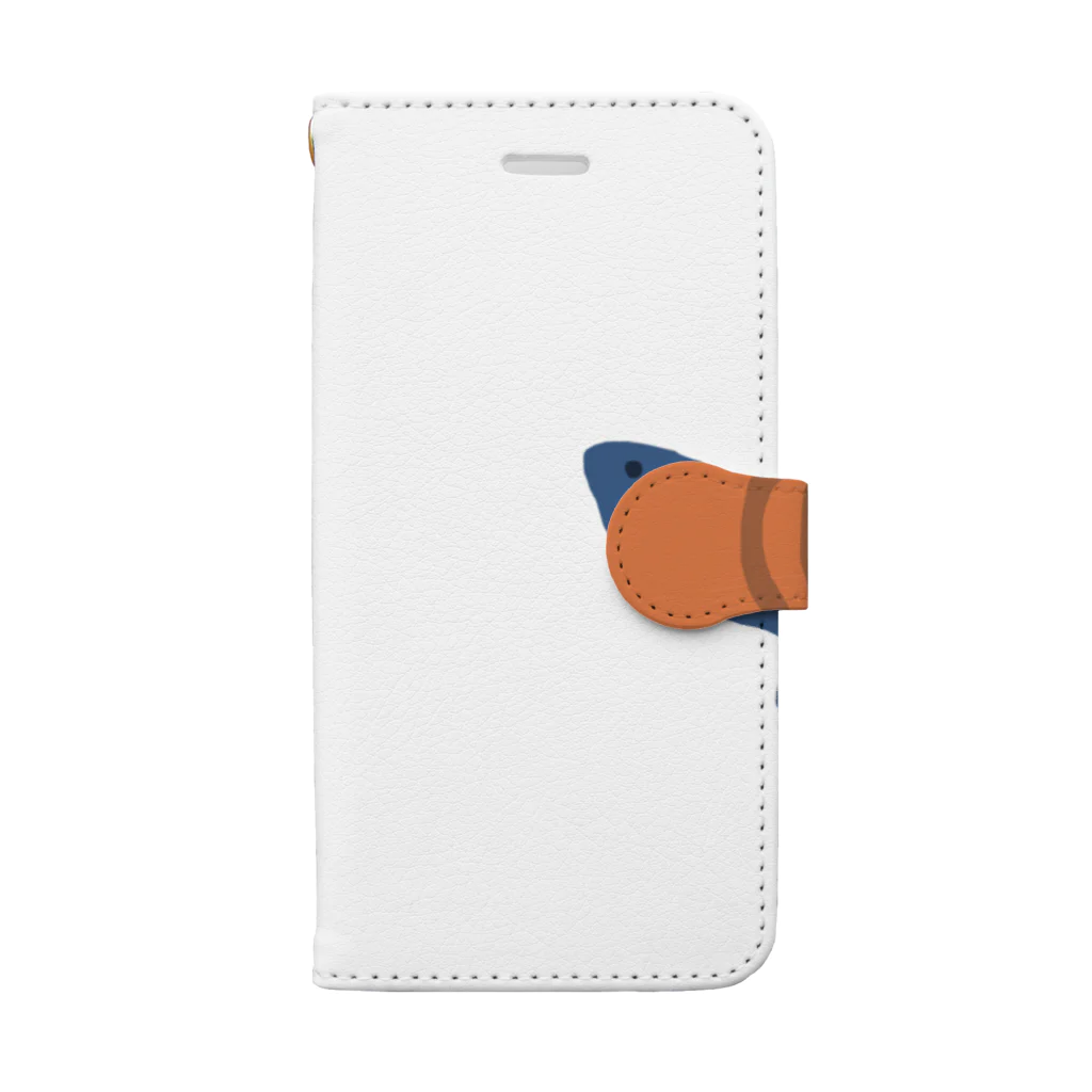 猫ズ。のお魚ゲット Book-Style Smartphone Case