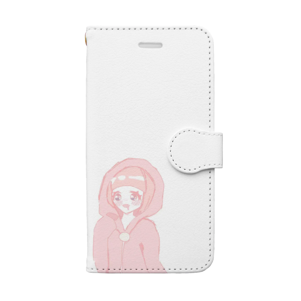 ももさいだーのぴんくちゃん Book-Style Smartphone Case