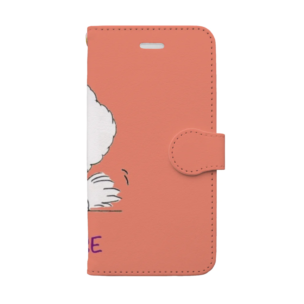 ビション好きなおうちあそびのわくわくビションちゃん Book-Style Smartphone Case