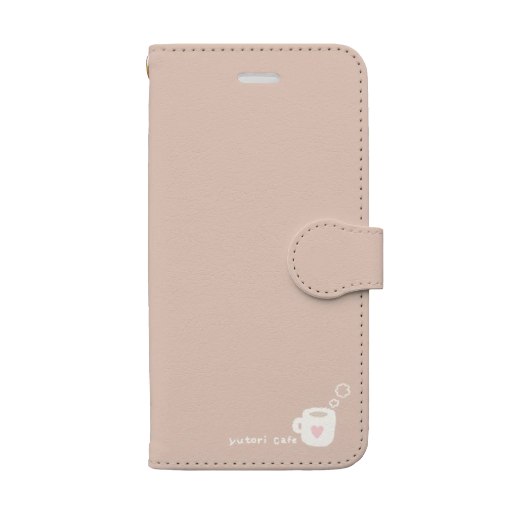 yuki＊yutoriのゆとりカフェ＊モカ Book-Style Smartphone Case