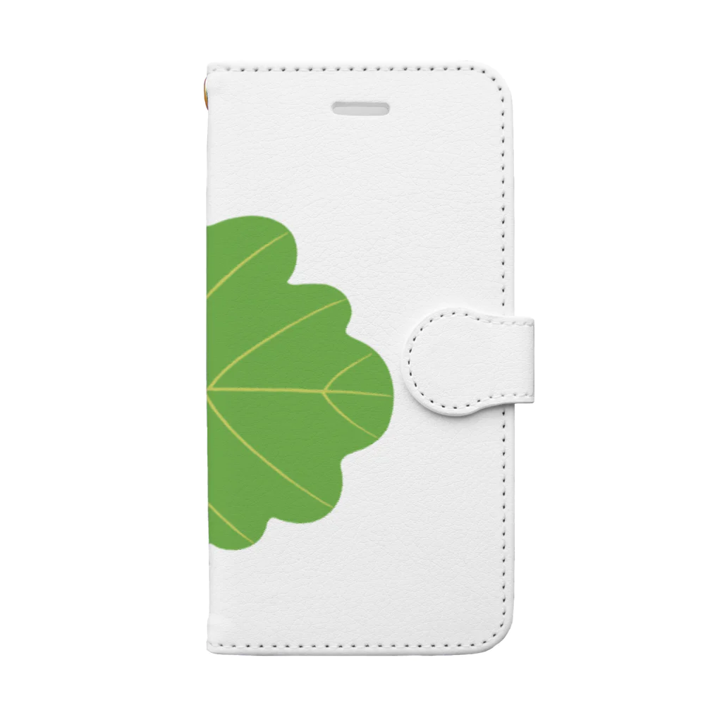 mochi屋の柏餅 Book-Style Smartphone Case