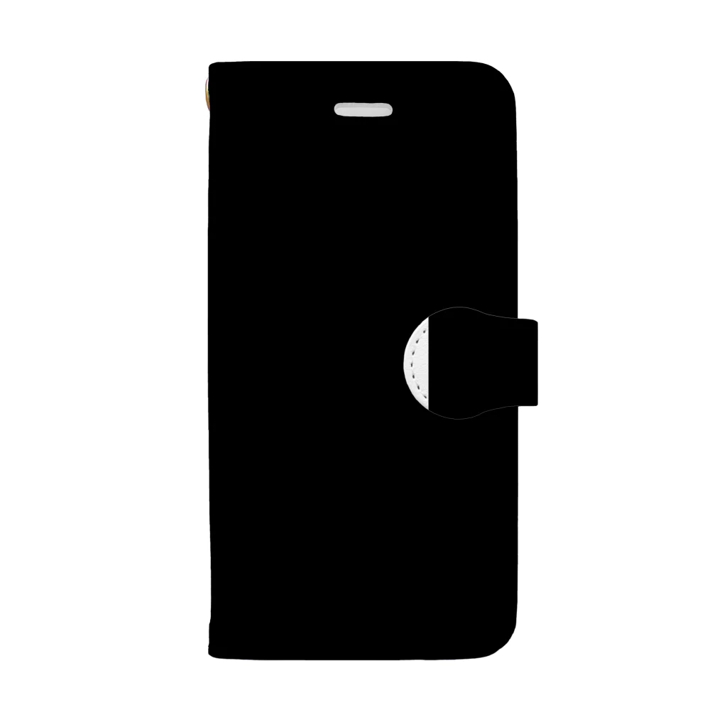 イラストレーターNaoの孤高の白黒ねこ Book-Style Smartphone Case