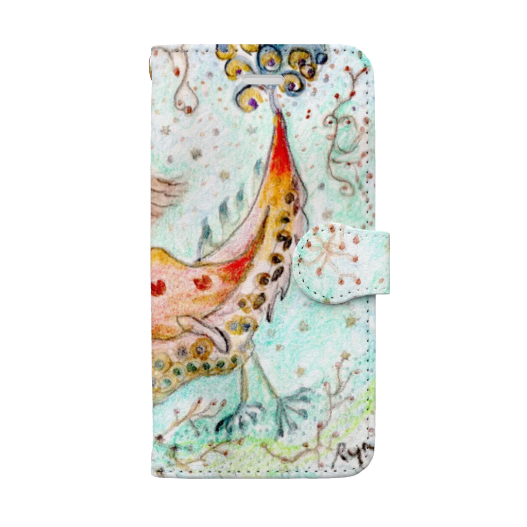 RyncosmogonyのShaman Babbie Book-Style Smartphone Case