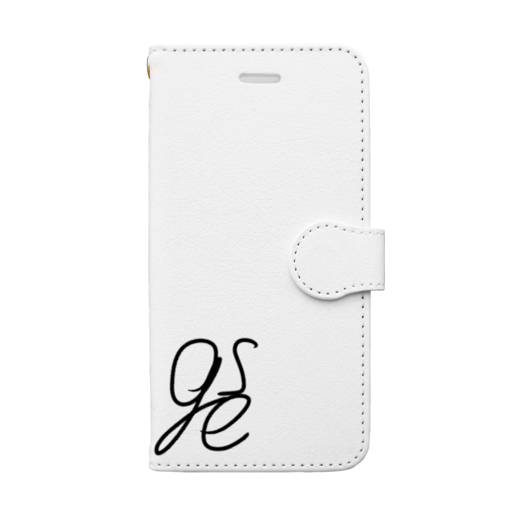 えりんぎ　源氏物語のげんじくん　ドシンプルオリジナルスマホケース Book-Style Smartphone Case