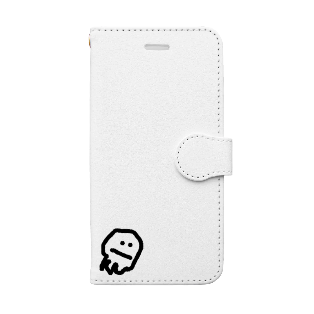 ふよふよおばけさんのおばけさんだよ Book-Style Smartphone Case