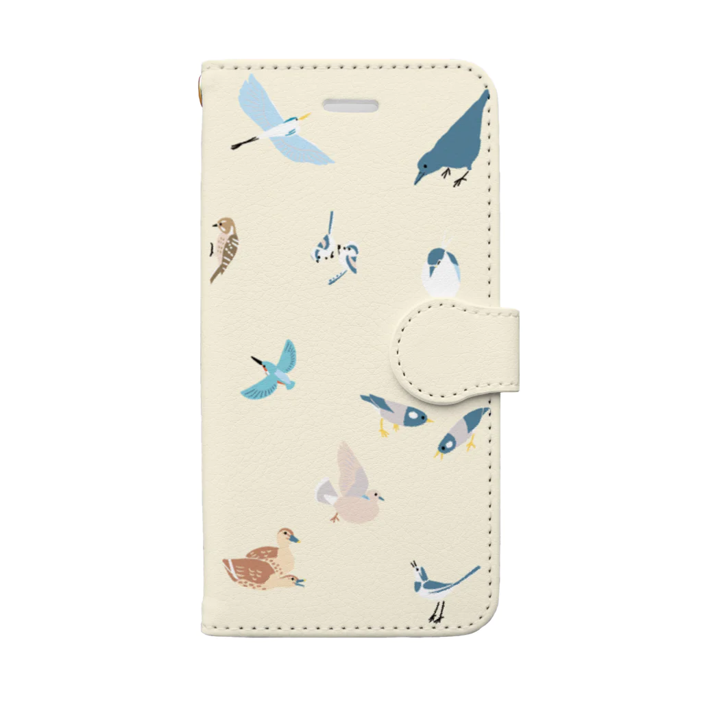 piro piro piccoloのトリミノススメ Book-Style Smartphone Case