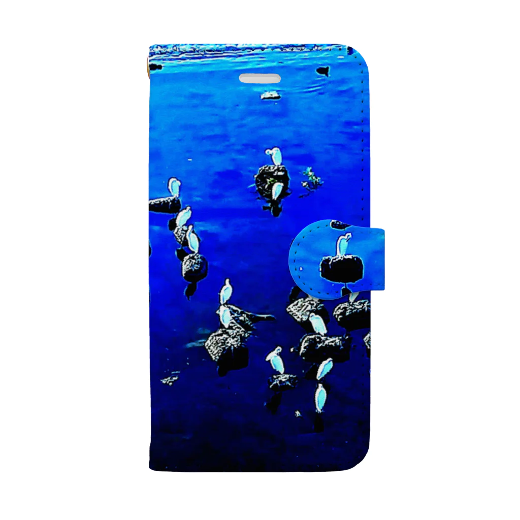 SASARiNS の白鷺オセロ Book-Style Smartphone Case