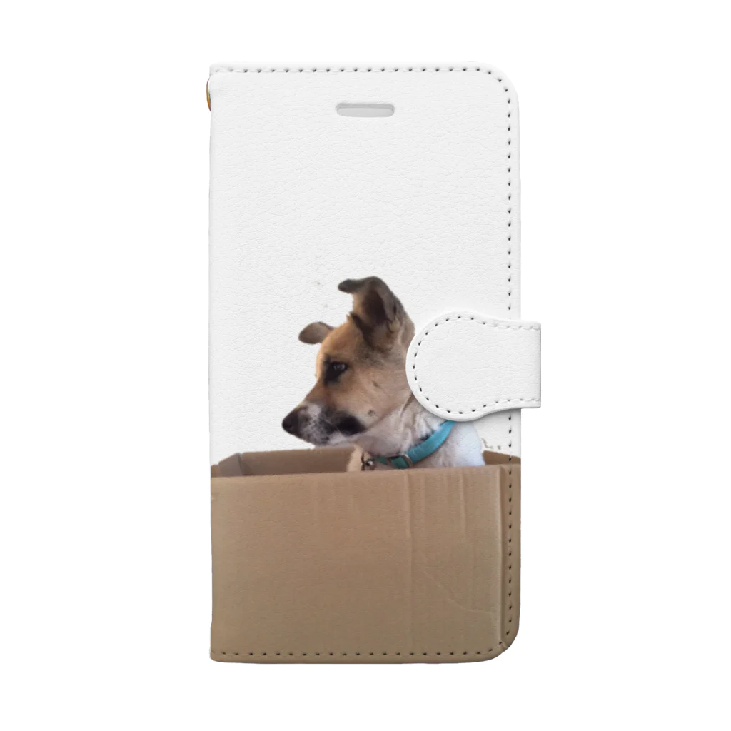 boo_booの野犬のぶうちゃん　捨て犬ver Book-Style Smartphone Case