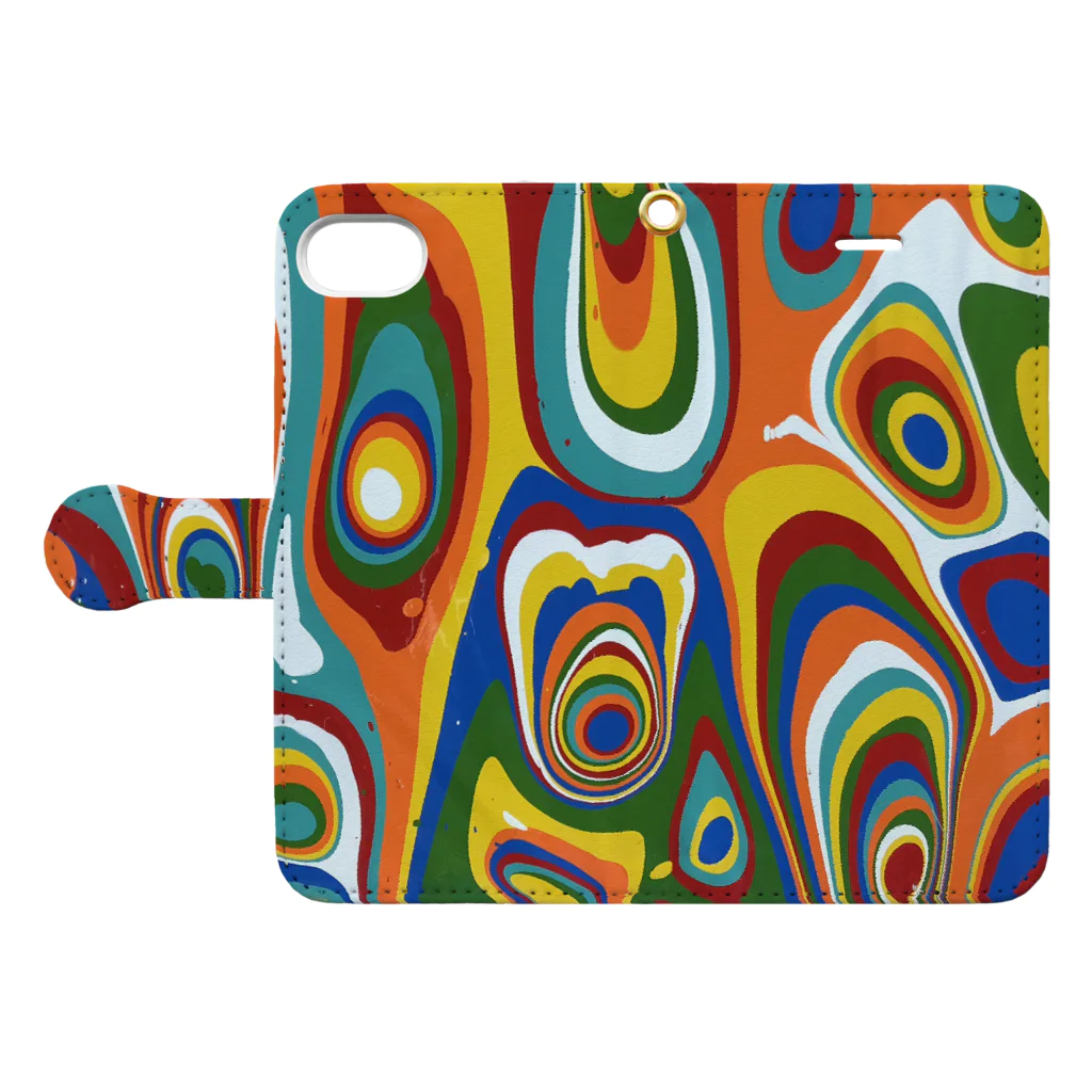 KANJI shop japanのKANJI 2.2 Book-Style Smartphone Case:Opened (outside)