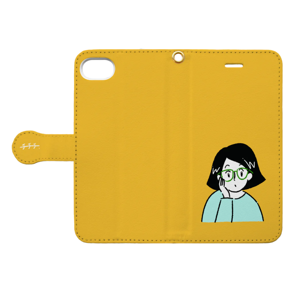 チチチストアのGWちゃん Book-Style Smartphone Case:Opened (outside)