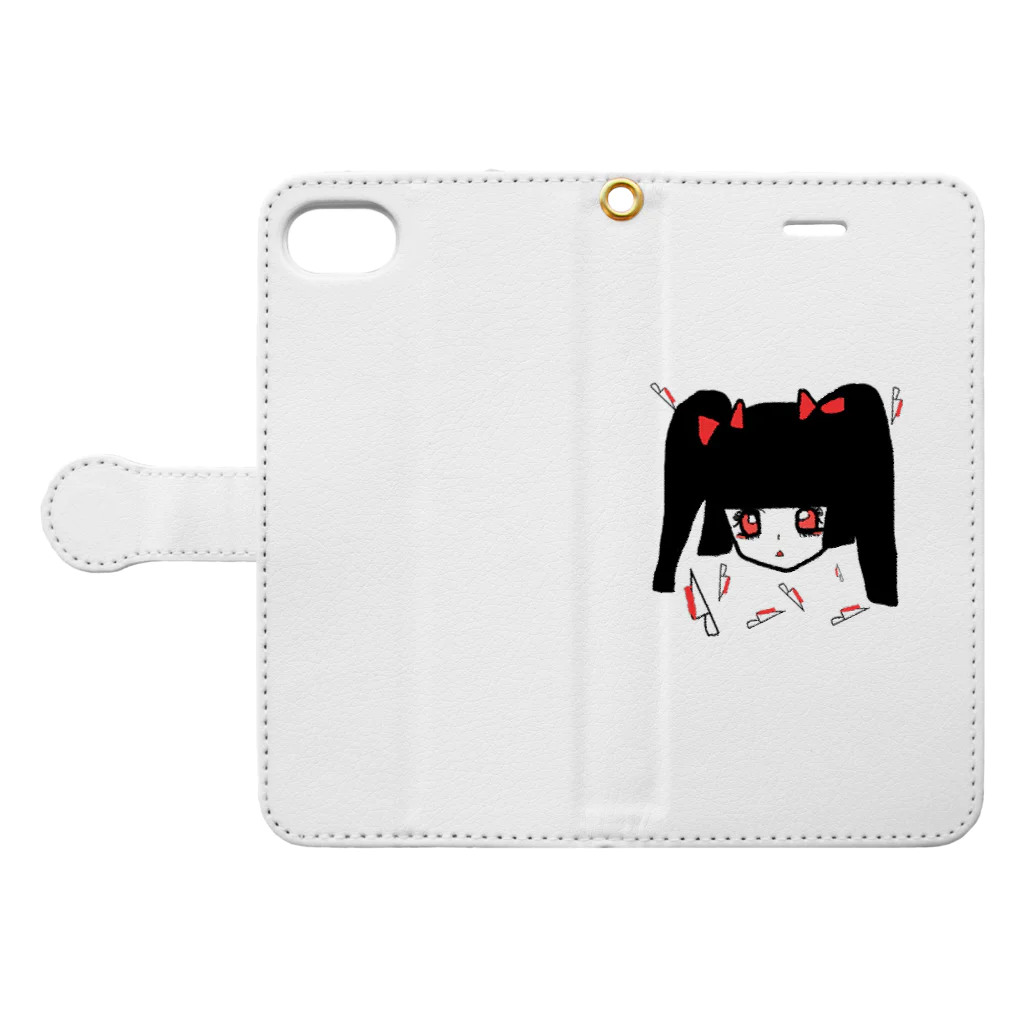 ~夢みるえんじぇる~のヤンデレ姫乃ちゃん。 Book-Style Smartphone Case:Opened (outside)