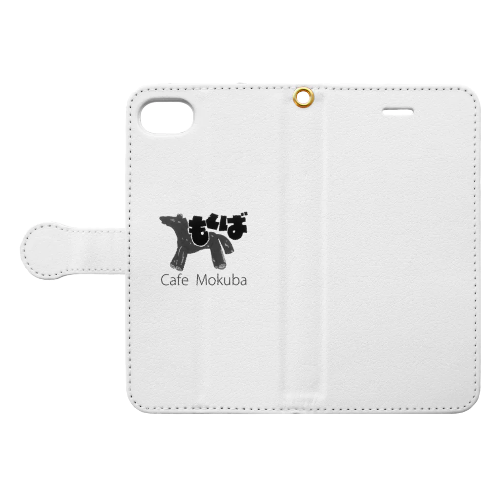 Cafe MOKUBA OnlinestoreのMOKUBA Book-Style Smartphone Case:Opened (outside)