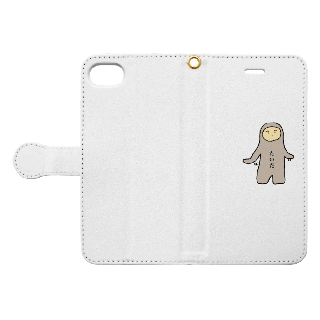 Silly Prideのたいだなsilly Book-Style Smartphone Case:Opened (outside)