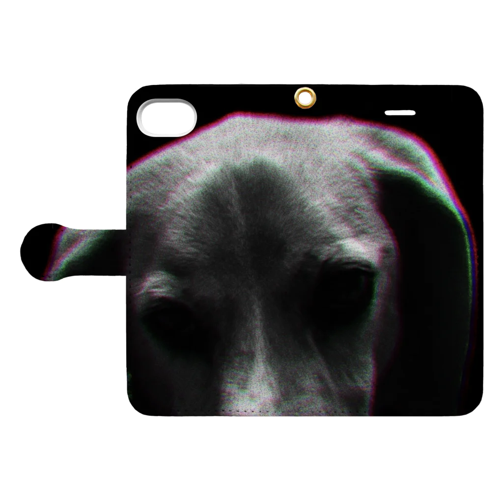 Bulldog StyleのBeagle Style Book-Style Smartphone Case:Opened (outside)