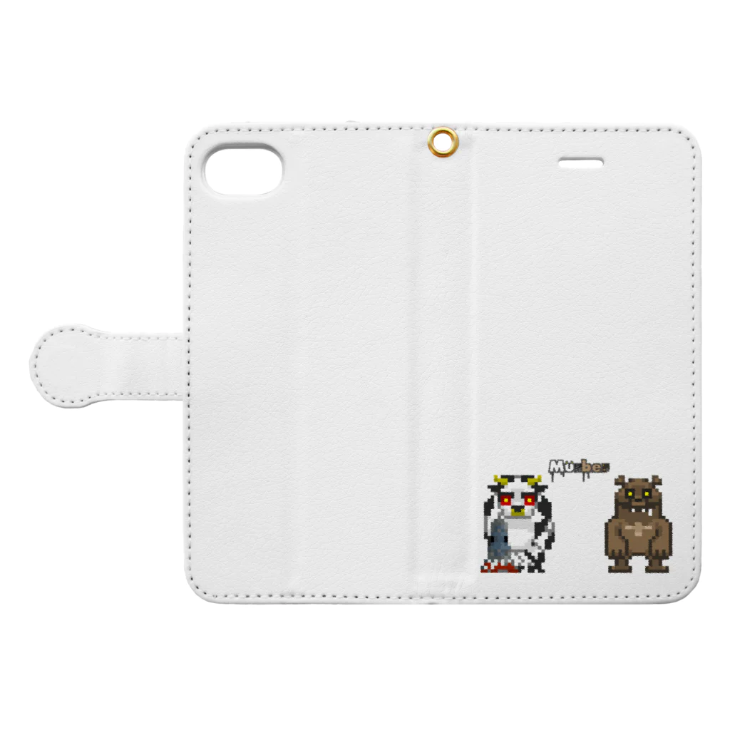 きっきゃわーのMowBear Book-Style Smartphone Case:Opened (outside)