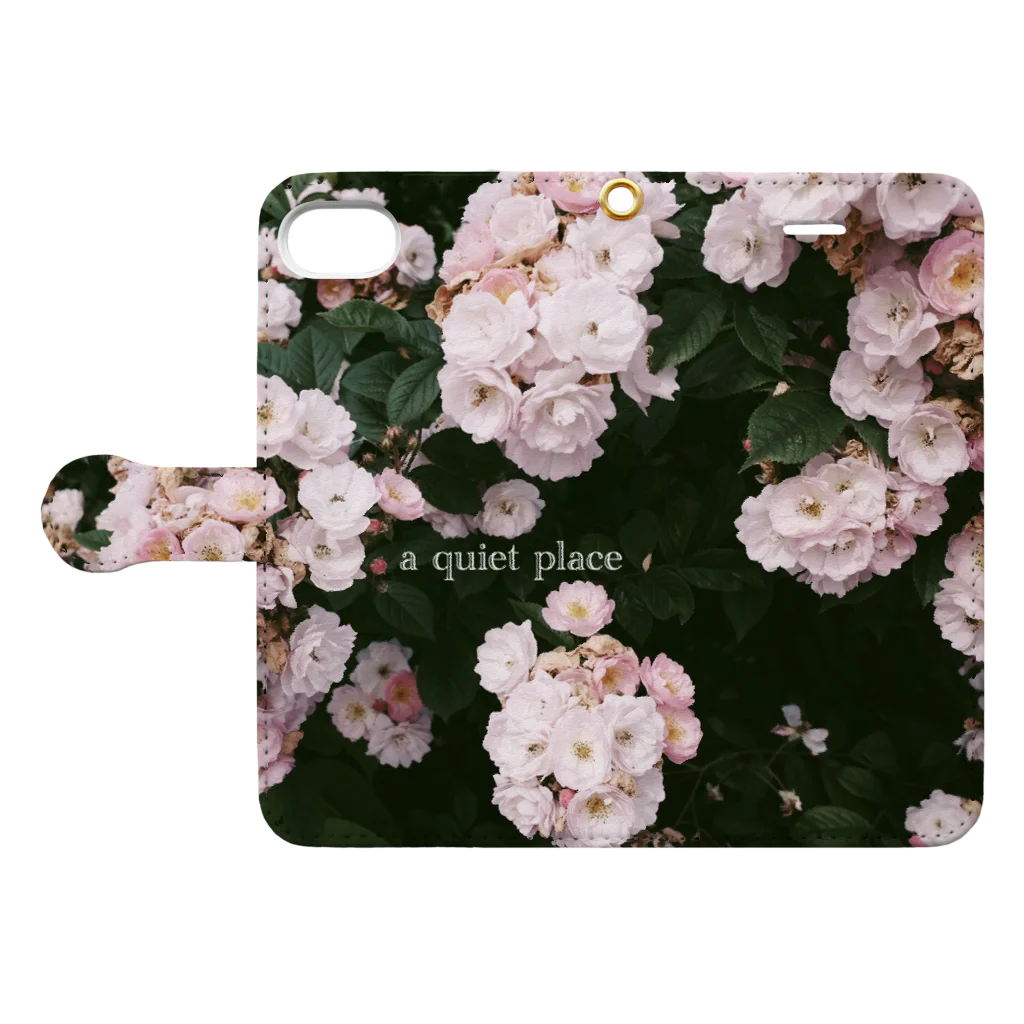 kaoru_andの静かな場所 Book-Style Smartphone Case:Opened (outside)