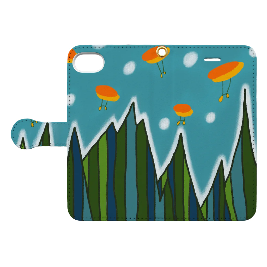 googlyのQueenstown Book-Style Smartphone Case:Opened (outside)