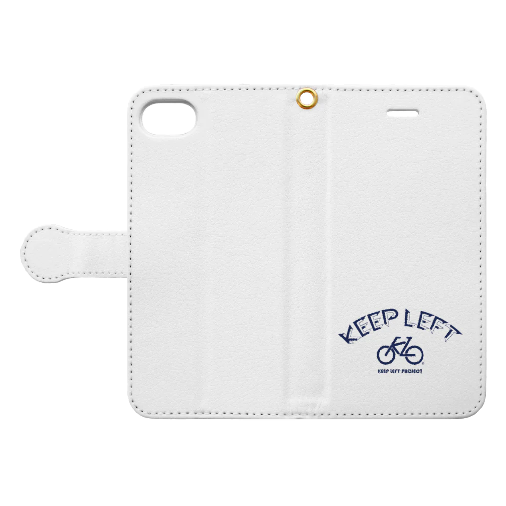 KEEP LEFT PROJECTのKEEP LEFT BW Book-Style Smartphone Case:Opened (outside)