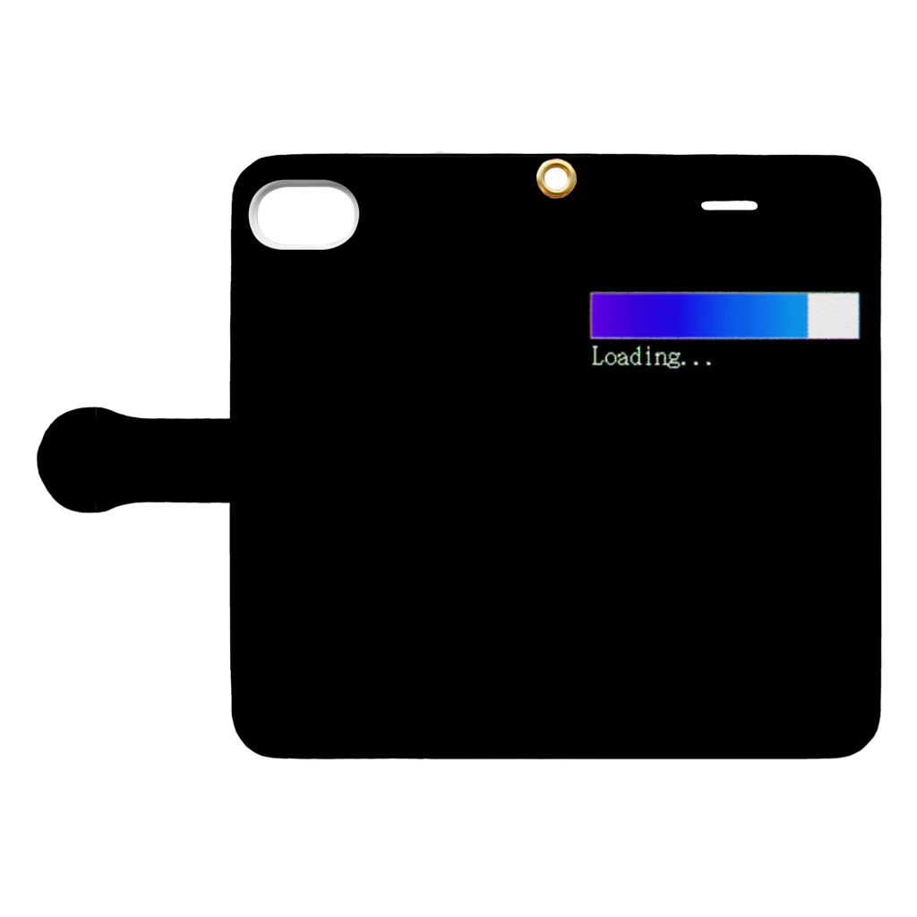 こなかなめのLoading...1/black Book-Style Smartphone Case:Opened (outside)