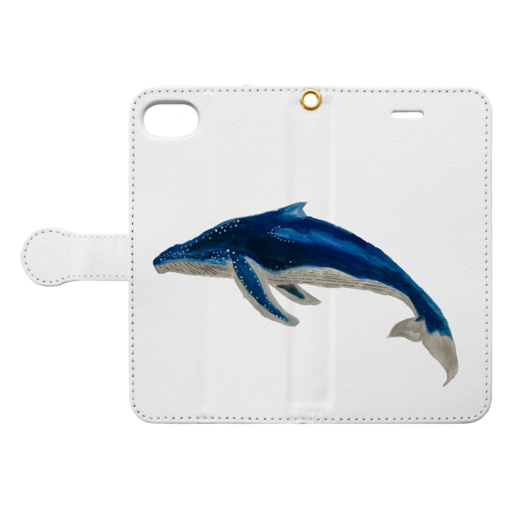 Coshi-Mild-Wildのザトウくじらだよ🐋 Book-Style Smartphone Case:Opened (outside)