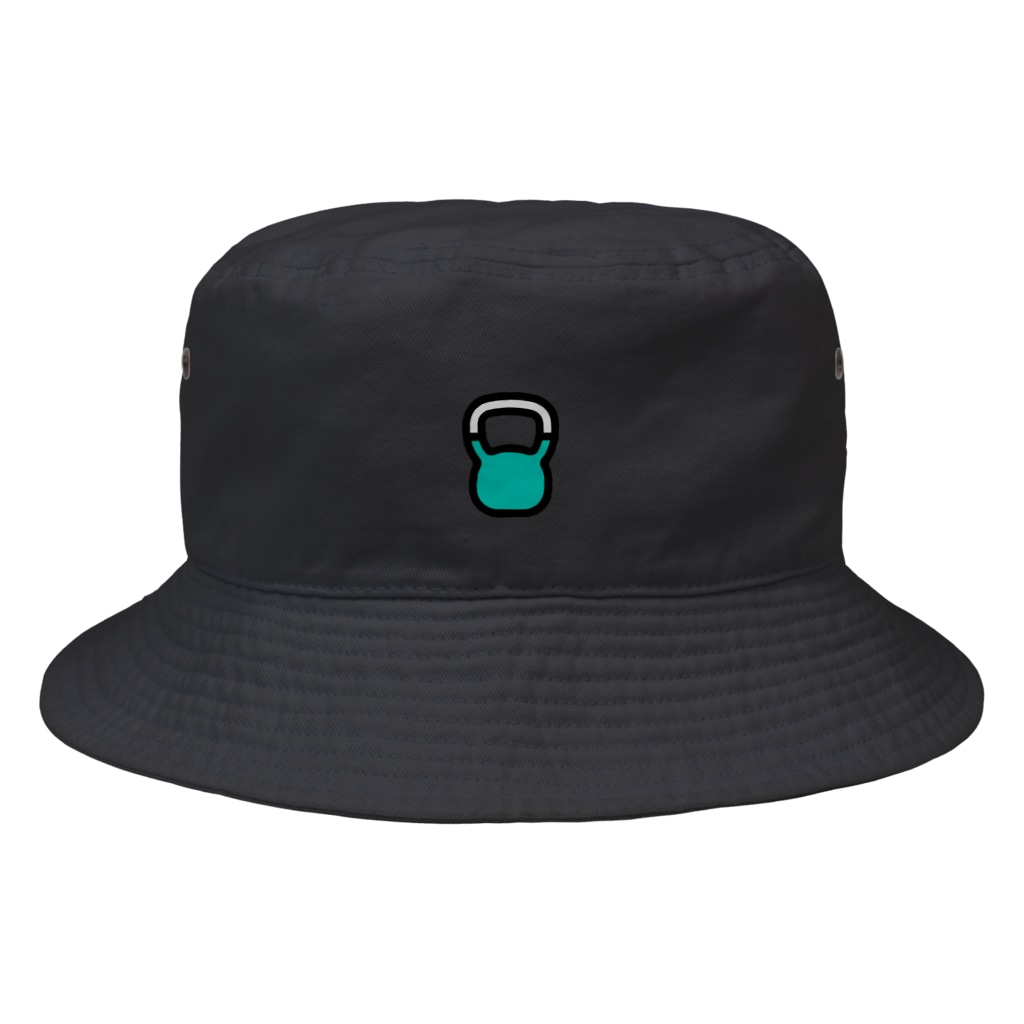ICON GRAPHICA オフィシャルストアのケトルベル（グリーン） Bucket Hat