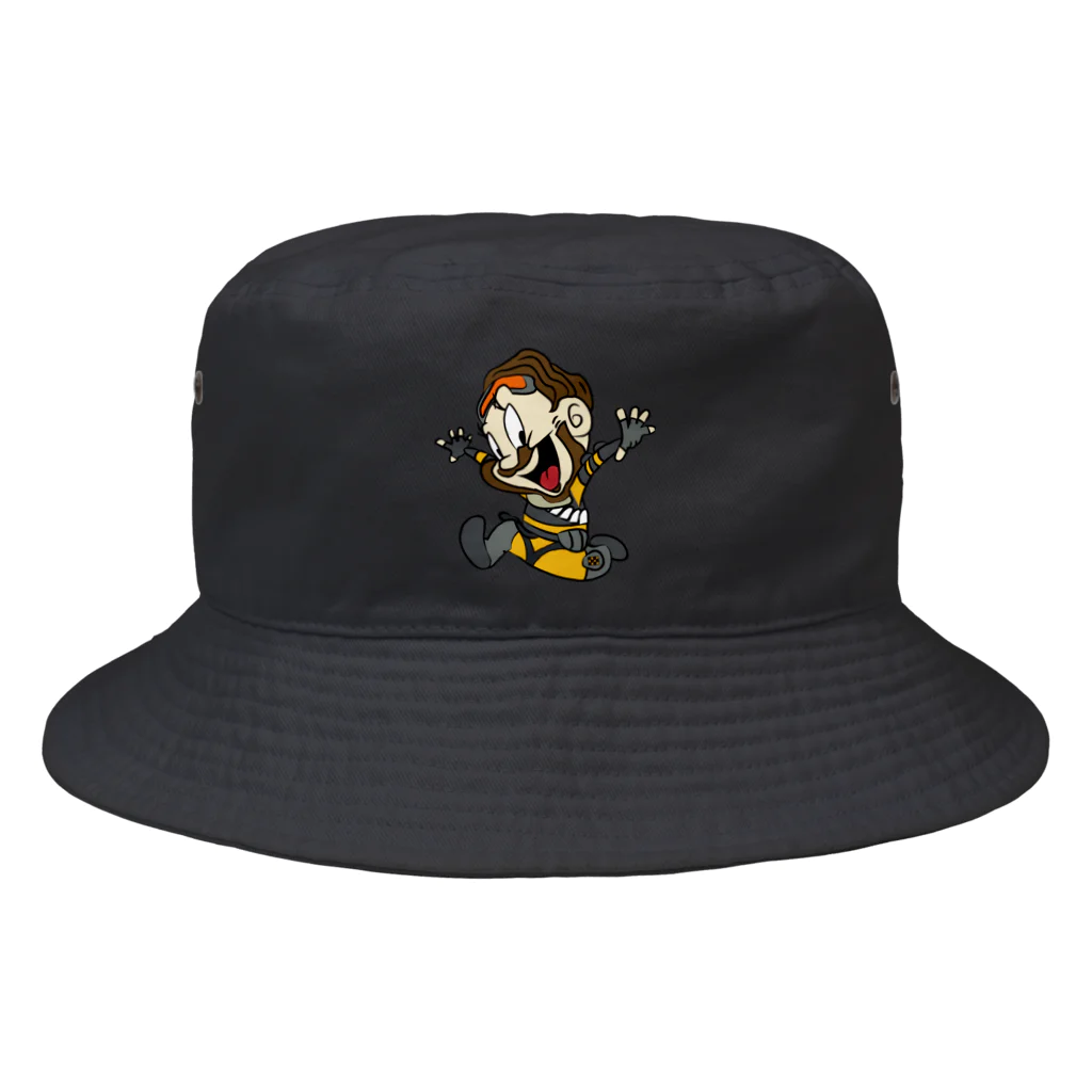 mimic shopのひげおじさん4 Bucket Hat