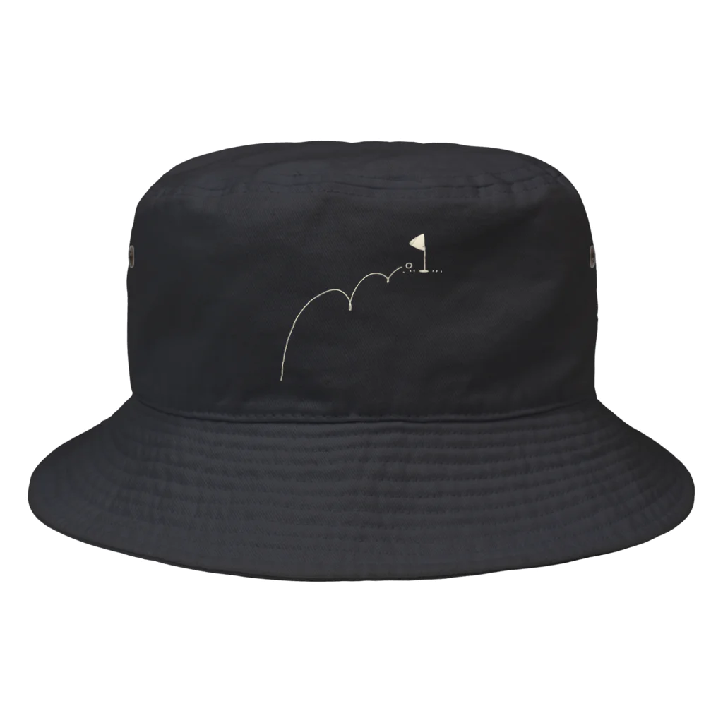 イラスト MONYAAT のホールインワン　ゴルフTシャツ Bucket Hat