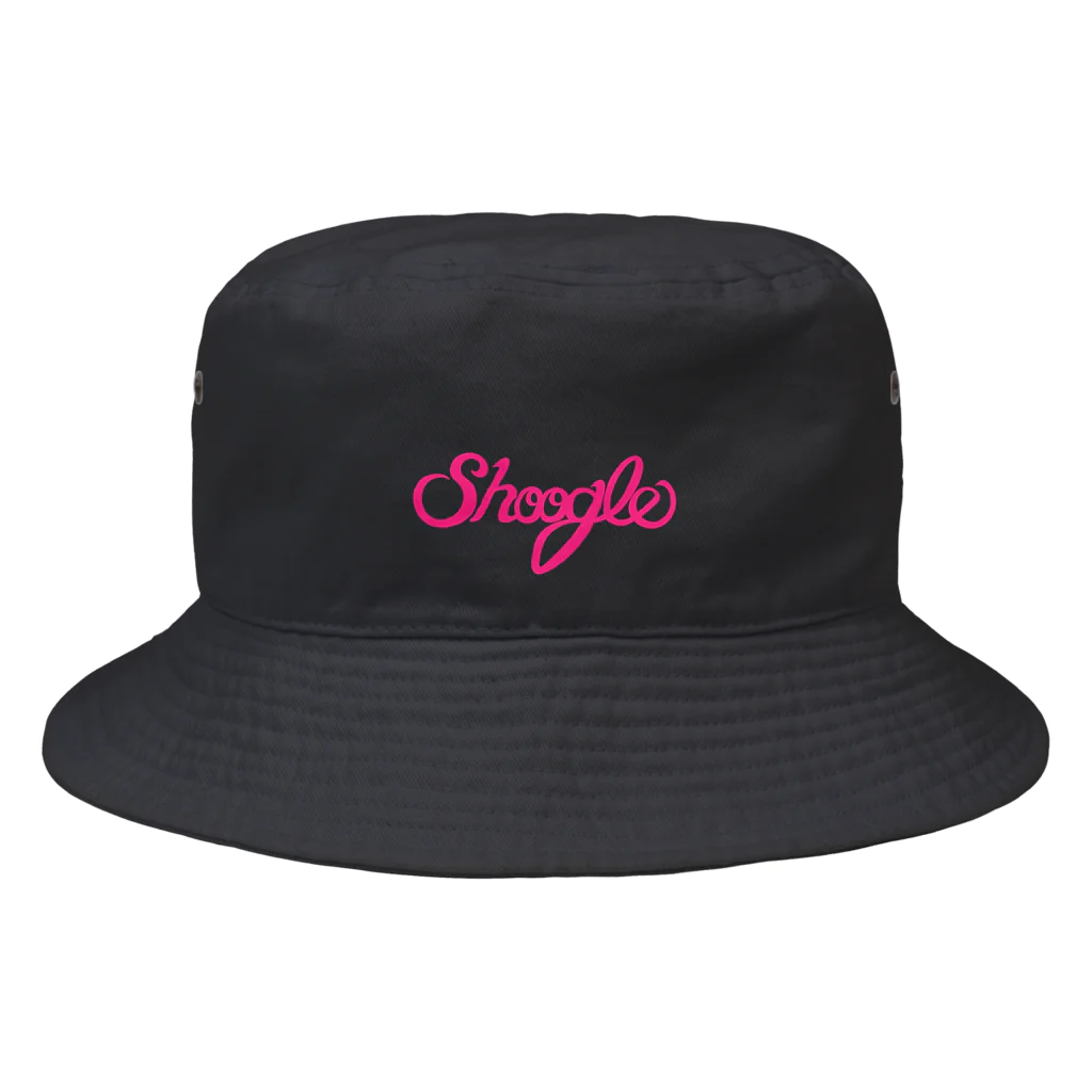 週刊少年ライジングサンズのShoogle(シューグル)ロゴ ピンク Bucket Hat