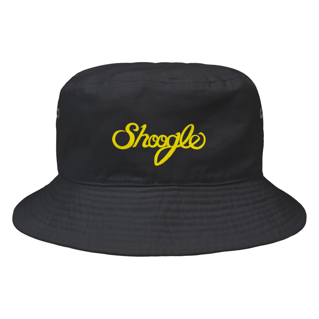 週刊少年ライジングサンズのShoogle(シューグル・週グル・週刊少年グルメ)ロゴ イエロー Bucket Hat
