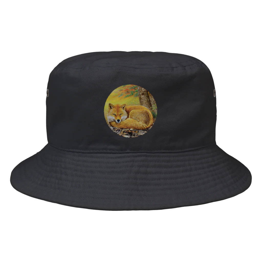 アラスカ野生動物画家きむらけいの錦秋 Bucket Hat