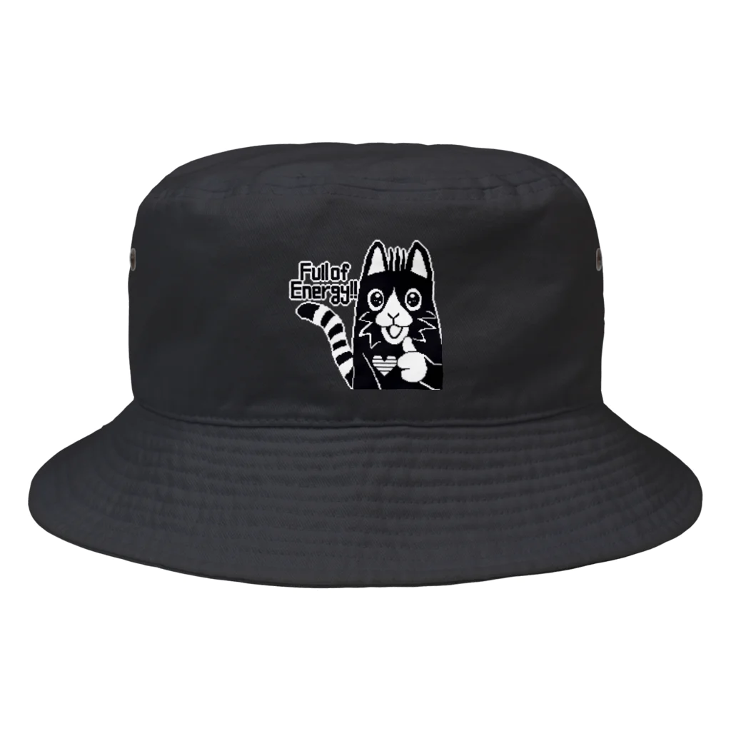 Cheap_KAWAIIの元気満タン!キャット Bucket Hat