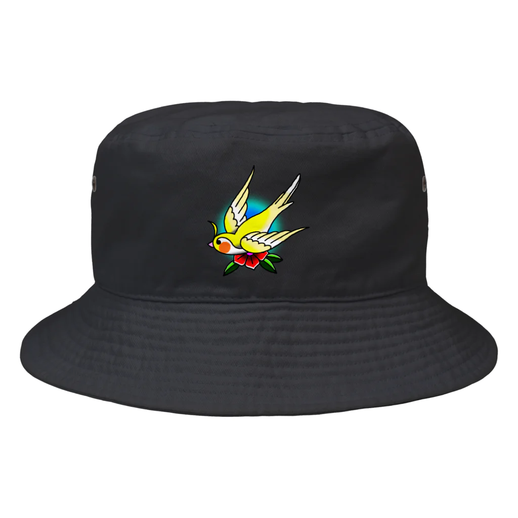 8chのOldSchool-Cockatiel Bucket Hat