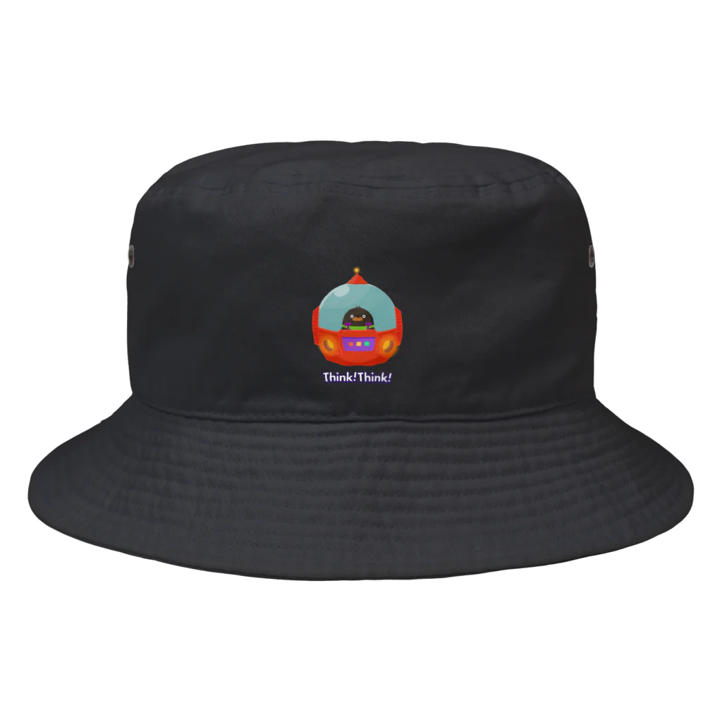 Wonderfy（ワンダーファイ）のThink!Think! レイジーモグ Bucket Hat