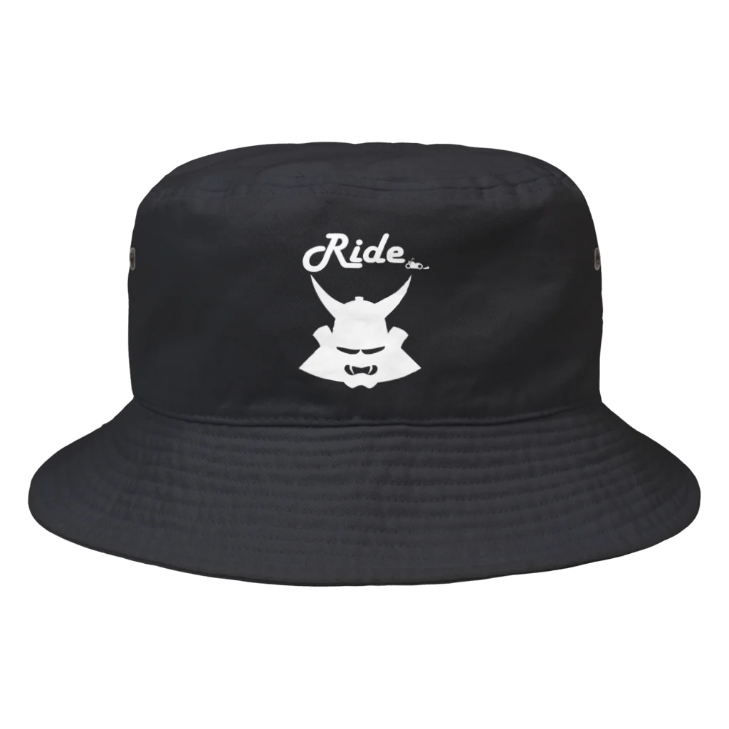 RAMUKiのRide兜（白） Bucket Hat