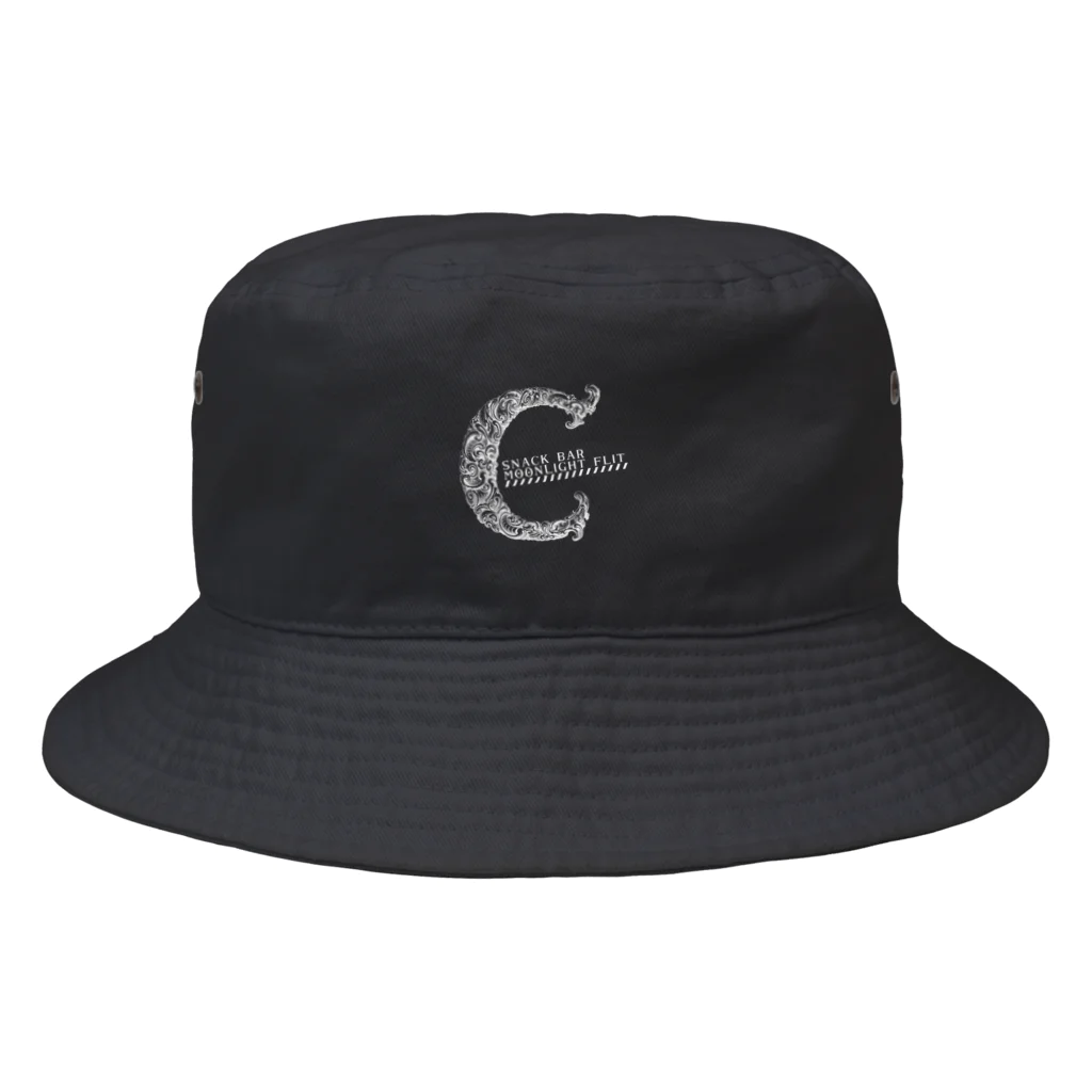 Snack_Bar_moonlight_flitのC-line-WH Bucket Hat