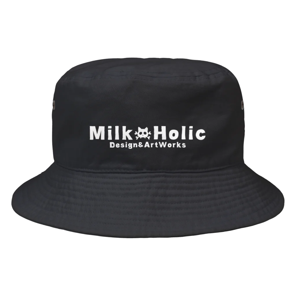 Milk Holic Design&ArtWorksのMilk Holic Logo Hat バケットハット