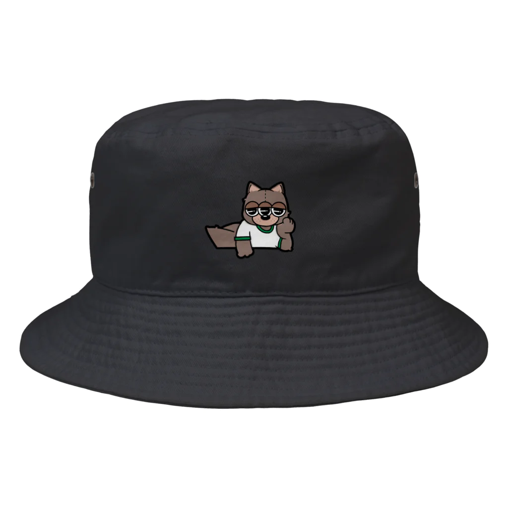 ホットドッグ雑貨店2号店のだるいぬバケットハット Bucket Hat