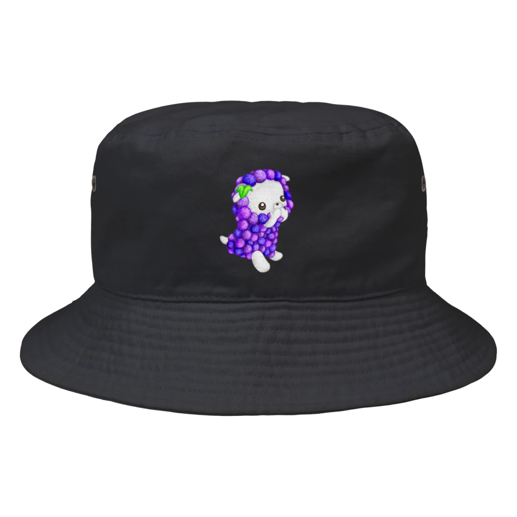 satoayaのアニマルカフェのフルーツアニマル　ブドウヒツジ Bucket Hat